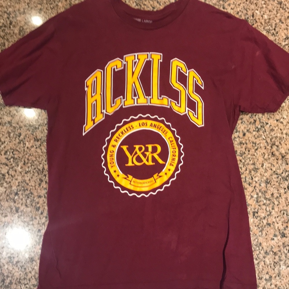 Maroon shirt